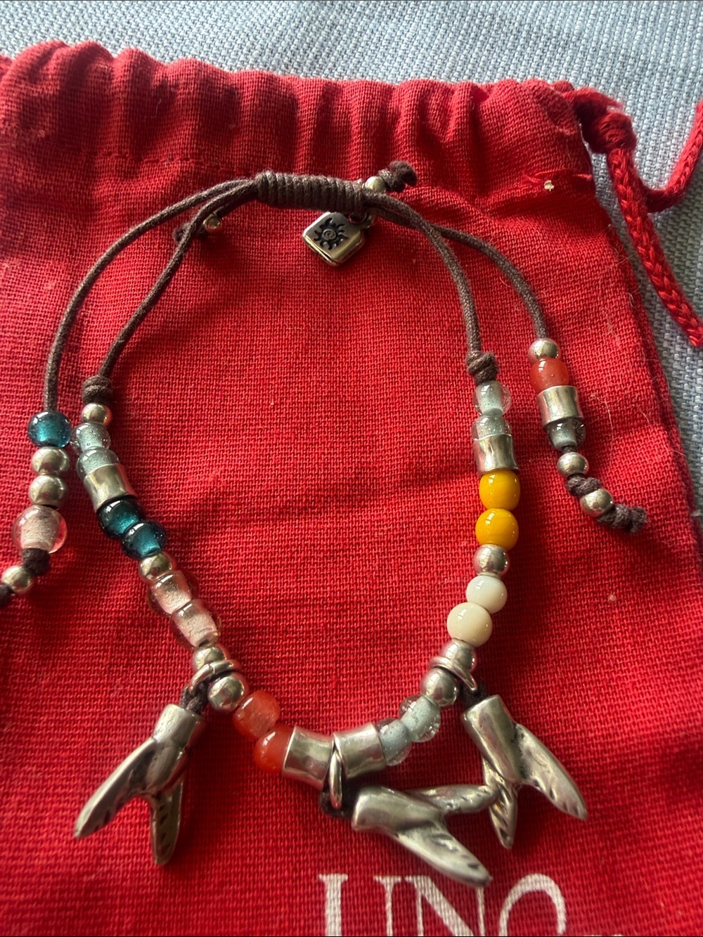 UNO de 50 Multicolor Beaded Necklace with Silver Charms - Picture 4 of 6
